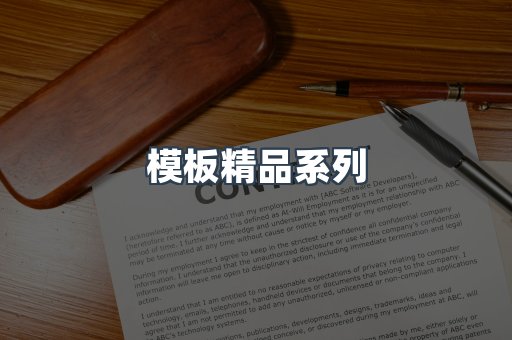 模板精品系列